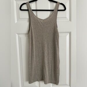 Tank top. Khaki. Size L. Soft material.